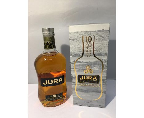 A 70CL BOTTLE OF JURA ORIGIN SINGLE MALT SCOTCH WHISKY. PROCEEDS TO BE DONATED TO EAST CHESHIRE HOSPICE. 