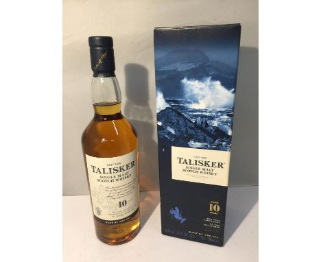 A 70CL BOTTLE OF TALISKER SINGLE MALT SCOTCH WHISKY 45.8% VOL IN BOX. PROCEEDS TO BE DONATED TO EAST CHESHIRE HOSPICE. 