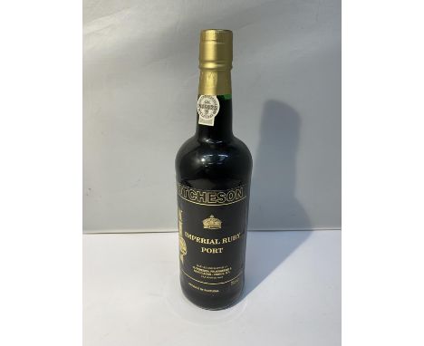 A 75CL BOTTLE OF HUTCHSON IMPERIAL RUBY PORT, BOTTLED AND SHIPPED BY HUTCHSON FEUERHEERD &amp; ASSOCIADOS 