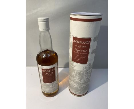 A 70CL BOTTLE OF MCCLELLANDS LOWLAND SINGLE MALT SCOTCH WHISKY 40% VOL 