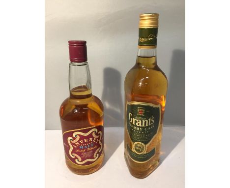 A 70CL BOTTLE OF ST MICHAELS INVEREY SINGLE MALT SCOTCH WHISKY 40% AND A BOTTLE OF WILLIAM GRANT'S SHERRY CASK RESERVE FINEST