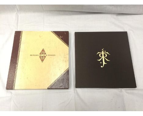 A FIRST EDITION 'PICTURES' IN SLIPCASE BY J.R.R. TOLKIEN INTRO BY CHRISTOPHER TOLKIEN PUBLISHED 1979 