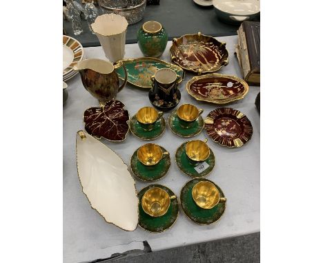 A COLLECTION OF CARLTONWARE TO INCLUDE ROUGE ROYALE 