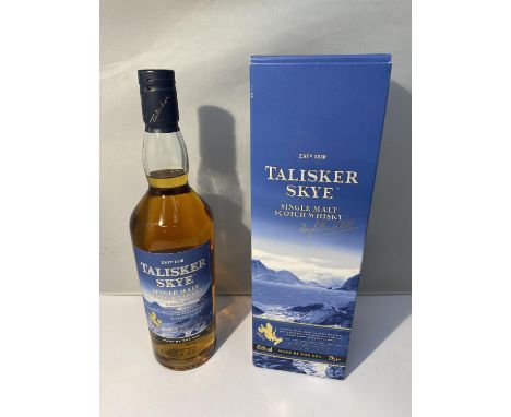 A 70CL BOTTLE OF TALISKER SKYE SINGLE MALT SCOTCH WHISKY IN GIFT BOX 45.8% VOL 