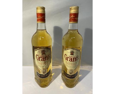 TWO 70CL BOTTLES OF GRANTS FINEST SCOTCH WHISKY 40% VOL 