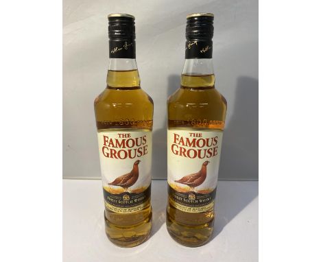 TWO 70CL BOTTLES OF THE FAMOUS GROUSE FINEST SCOTCH WHISKY 