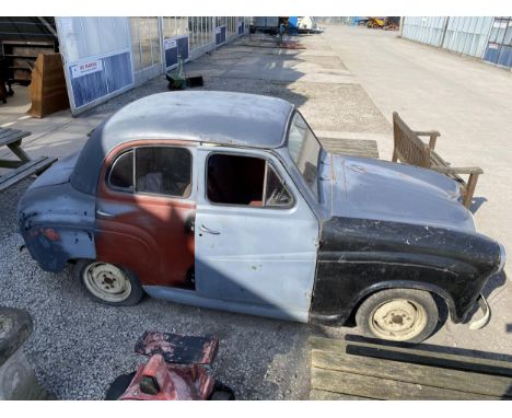 AN AUSTIN A30 / A35 UNFINISHED PROJECT FROM A DECEASED ESTATE REGISTERED OCT 1954 800CC ENGINE STARTS AND RUNS AND IS BELIEVE
