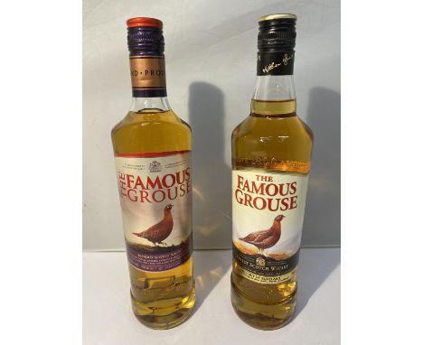 TWO 70CL BOTTLES OF THE FAMOUS GROUSE WHISKY, ONE A BLENDED SCOTCH WHISKY AND ONE A FINEST SCOTCH WHISKY 40% VOL EACH 