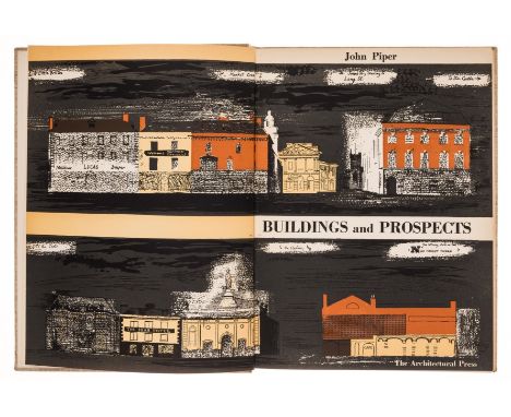 NO RESERVE Piper (John) Buildings and Prospects, first edition, double-page colour lithograph pictorial title, Architectural 