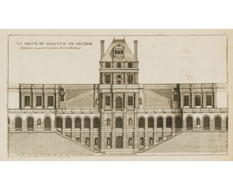 NO RESERVE Marot (Jean) Recueil des Plans Profils et Elevations de plusieurs Palais Chateaux Eglises Sepultres Grotes et Hote