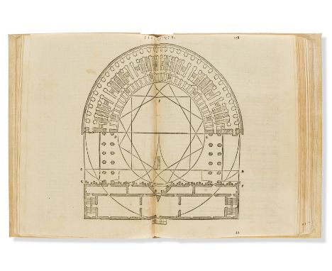 NO RESERVE Vitruvius Pollio (Marcus) I Dieci Libri dell'Architettura, woodcut architectural title, woodcut historiated initia