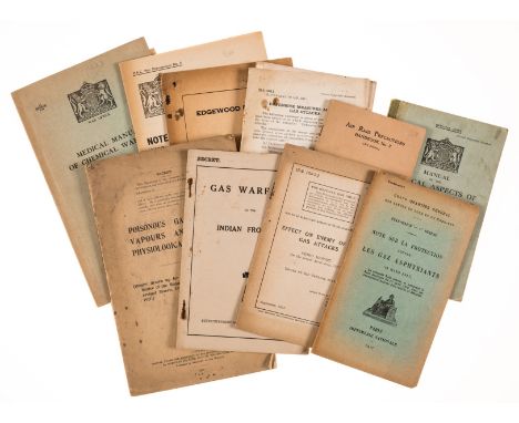 NO RESERVE Chemical Warfare.- Effect on Enemy of our Gas Attacks. Third Report, for the period April-July, 1917. Issued by th
