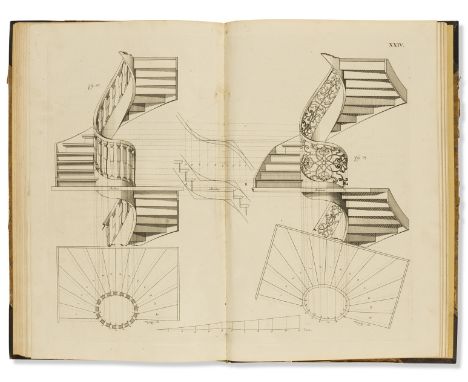 NO RESERVE Horst (Tieleman van der) Theatrum machinarum universale; of Nieuwe Algemeene Bouw-kunde, 2 vol. including Atlas, f