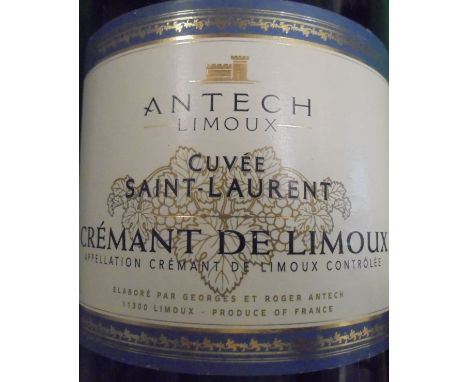 A collection of 12 assorted sparkling wines to include Charles de Fére Chardonnay Brut Sparkling Wine, 75 cl x 5, Antech Limo