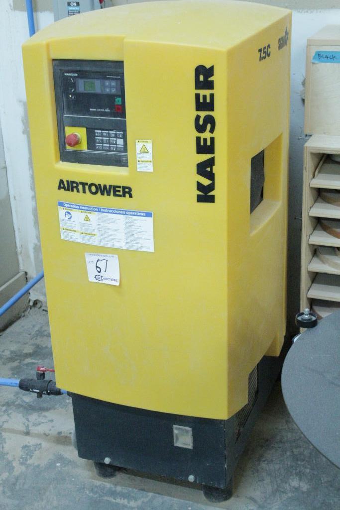 Sigma KAESER Airtower 7.5C Air compressor 208230/460v/3ph, 7.5 HP, 28CFM