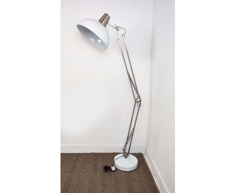FLOOR LAMP, Anglepoise inspired design, 213cm at tallest approx.