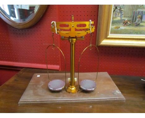Two sets of Victorian scales 