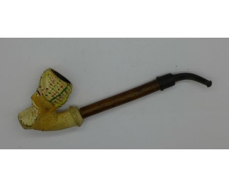A Meerschaum pipe marked Jacob