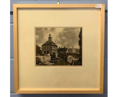 Leonard Russell Squirrell RWS RI RE (British,1893-1979), 'The Custom House, Kings Lynn', monochrome lithograph, dated 1948, 9