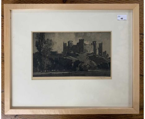 Leonard Russell Squirrell RWS RI RE (British,1893-1979), mezzotint, signed in pencil to plate margin, 7x12ins, framed and gla