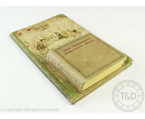 GREENAWAY (K), illus, KATE GREENAWAY'S BIRTHDAY BOOK, colour plates, London, Frederick Warne & Co (Some ink writing); LITTLE 
