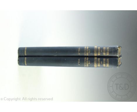 FROHAWK (F), NATURAL HISTORY OF BRITISH BUTTERFLIES, 2 vols, with sixty full page plates, London, Hutchinson & Co (2)   CONDI
