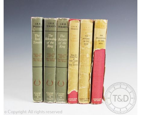 TOLKIEN (J. R. R), THE LORD OF THE RINGS, three vols, the first two 14th editions, TROTK 11th edition, all 1965; with another