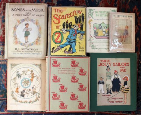 A collection of childrens illustrated books, to include: STEVENSON (R.L), SONGS WITH MUSIC FROM A CHILDS GARDEN OF VERSES; BA