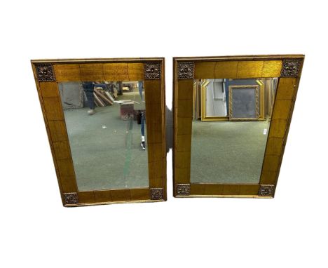 A pair of decorative wall mirrors, country house hotel clearance, all functional and with little wear. Can be hung portrait o
