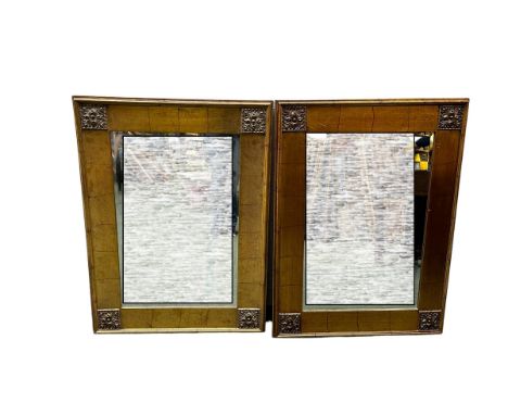 A pair of decorative wall mirrors, country house hotel clearance, all functional and with little wear. Can be hung portrait o