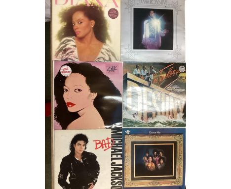 14 (approx) various vinyl albums, to include. Prince, Diana Ross, The Jackson 5, Michael Jackson, The Jacksons, varying condi