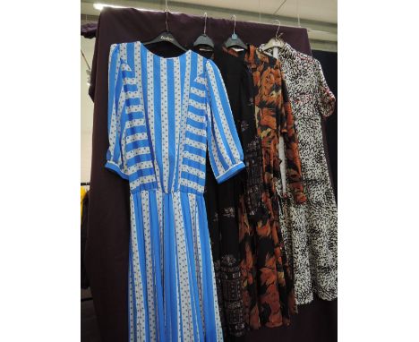 Four vintage ladies 1970/80's  dresses including Suzi R 