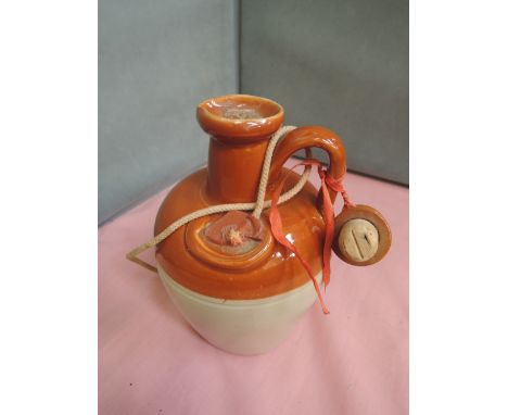 A ceramic decanter of Monk's whisky, Edinburgh, Scotland, no strength or capacity