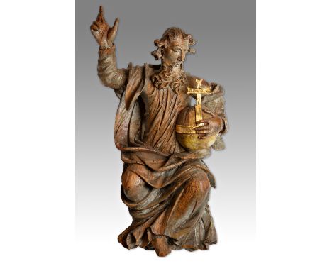 SCULPTOR OF THE 18TH CENTURY (Czech / Bohemian) - God the Father | 18th century | technique: carved wood | 97 x 58 cm (height
