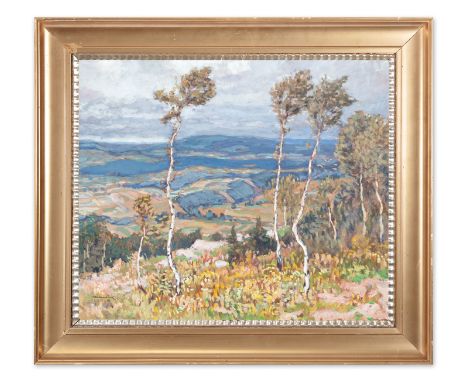 OTA BUBENICEK (Czech / Bohemian 1871 - 1962) - Landscape | 1918 | technique: oil on cardboard | 38 x 46 cm | signature: botto