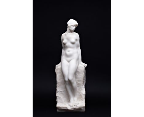 LADISLAV SALOUN (Czech / Bohemian 1870 - 1946) - Susan | technique: marble | 43 cm | signature: signed | condtion: restored |