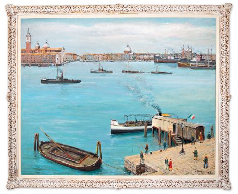 ALOIS (LECOQUE) KOHOUT (Czech / Bohemian 1891 - 1981) - Venice (large format) | 1962 | technique: oil on canvas | 127 x 152 c