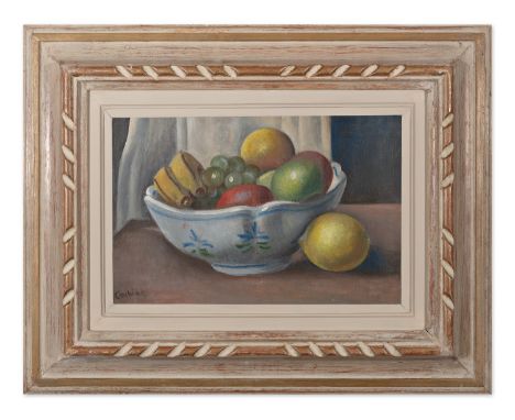 OTAKAR KUBIN (Czech / Bohemian / French 1883 - 1969) - Still life with fruit | around 1920 | technique: oil on canvas | 22 x 