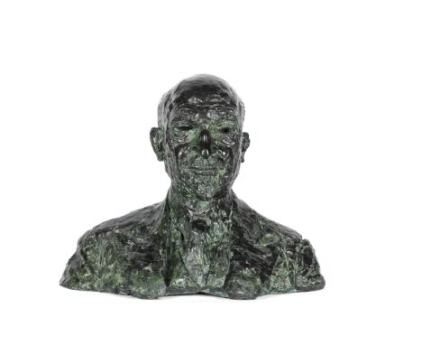 Sir Jacob Epstein (British, 1880-1959)Chaim Weizmann signed 'Epstein' (to lower back)bronze with a green and dark brown patin