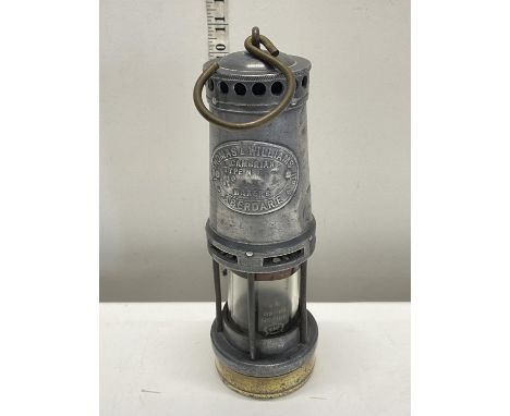 A vintage Thomas &amp; Williams Aberdare Cambrian No1 colliery miners safety lamp.