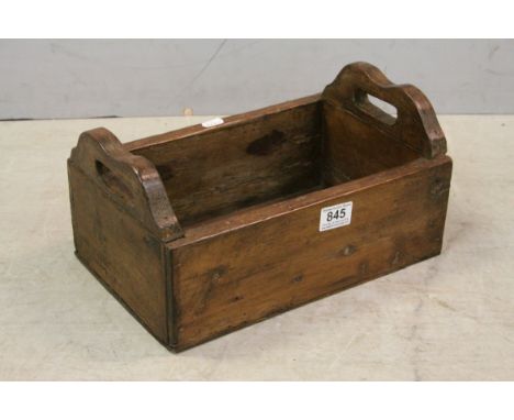 Vintage pine trug