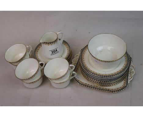 20th century Shelley part tea set, no teapot