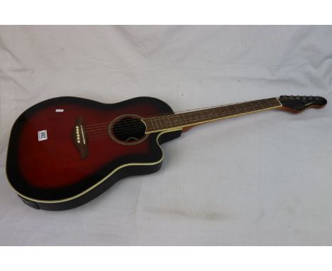 Synergy series 'Vintage' VR6 electric guitar, ruby redburst colour