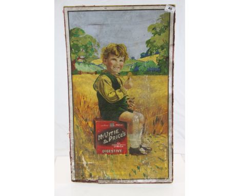 Advertising - Vintage Shop Display Advertising Board ' McVitie &amp; Price's Digestive Biscuits ', 28.5" high
