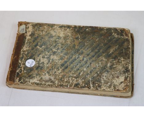 Approx. 84 circa 1820's lithographs after various artists bound in sketch book form 