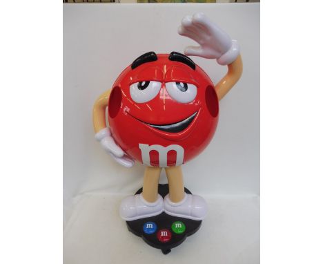A giant M and M retail shop display.