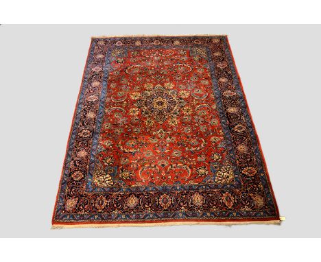 Saruk carpet, north west Persia, mid-20th century, 10ft. 8in. x 7ft. 7in. 3.25m. x 2.31m. 