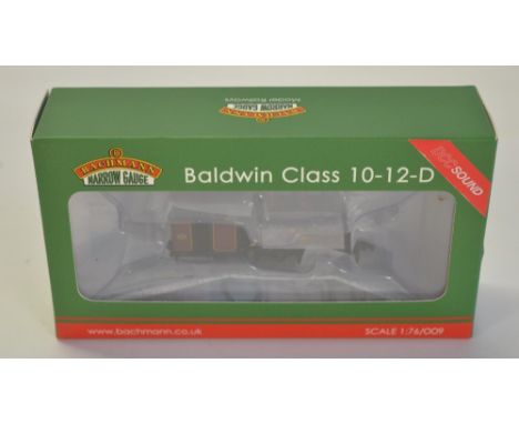 Bachmann OO-9 narrow gauge 391-031DS Baldwin Class 10-12-D 590 Welsh Highland Railway Lined Maroon with DCC Sound, model mint