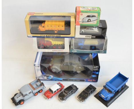 Four boxed diecast 1/43 scale model vehicles to include Start Scale Models SSM1368 Tatra 805 "European Truck Collection" (box