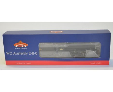 Bachmann OO gauge 32-260DC WD Austerity Class 90448 BR black late crest, DCC On Board. Model mint with sealed accessory bag a